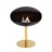 Coquille noire / pied laiton