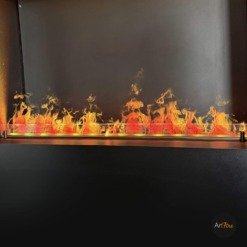 Vitre décorative pour Cassette 500 et 1000 de Dimplex