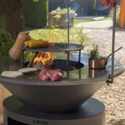 Ellipse noir et grille de suisson