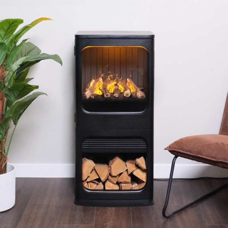 Poêle à vapeur d'eau Dimplex Mapleton 100 vu de face