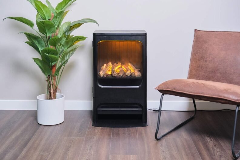 Poêle Optimyst Dimplex Mapleton 80 vu de face