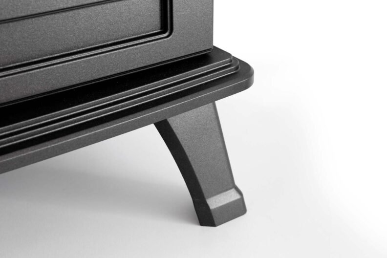 Zoom sur le pied de Dimplex Belgravia