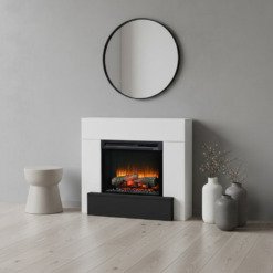 Photo d'ambiance avec la cheminée électrique Dimplex Vigor