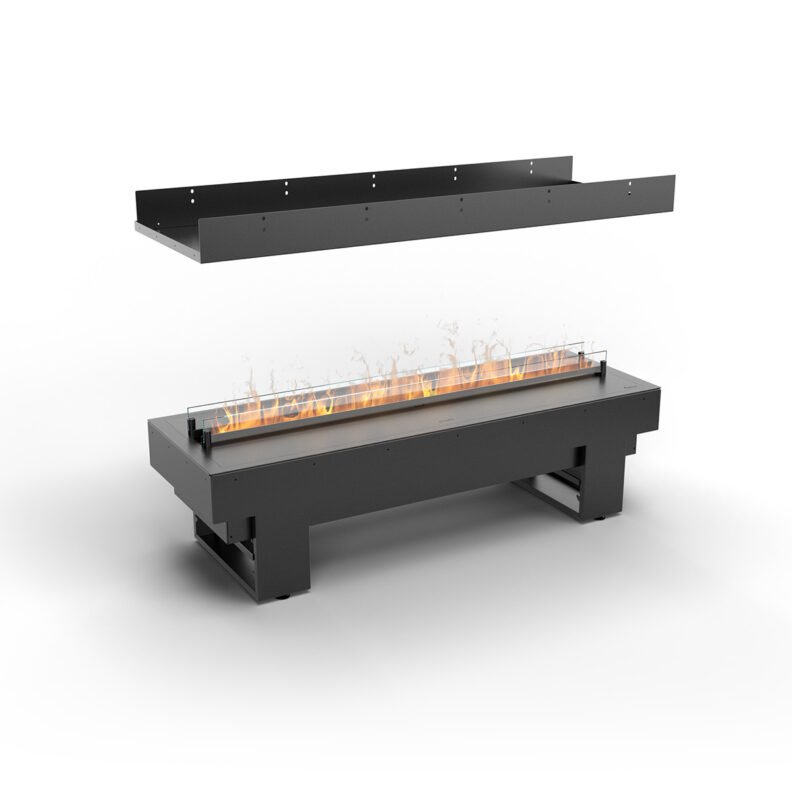 Insert encastrable à vapeur d'eau Planika Cool Flame 1000 Fireplace See Through – Image 12