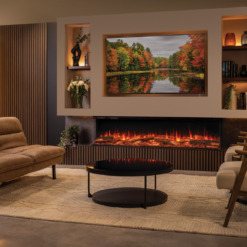 Cheminée électrique encastrable Onyx Avita 190 3 faces