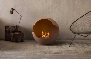 Cheminée design à l'éthanol