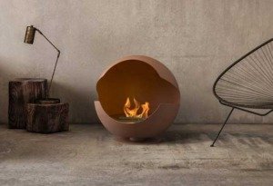 Cheminée design à l'éthanol