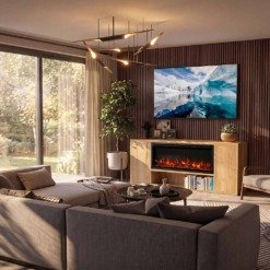 Cheminée électrique Gazco FireFX Atmos + Meuble TV – Image 2