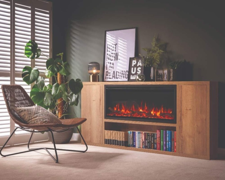 Venezia avec sa cheminée FireFX Atmos 105R