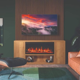 Venezia avec sa cheminée FireFX Atmos 105R