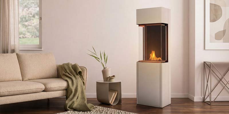 Poêle 3 faces au bioéthanol Planika Arcticon