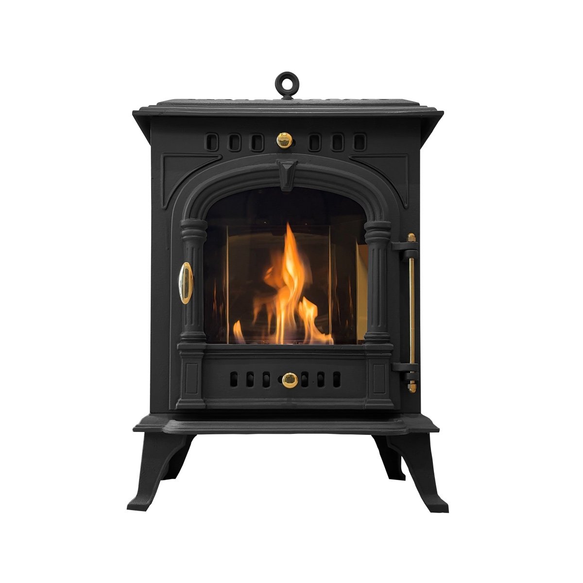 BergenFondBlanc_Site Poêle au bioéthanol en fonte ScandiFlames Bergen – Image 1