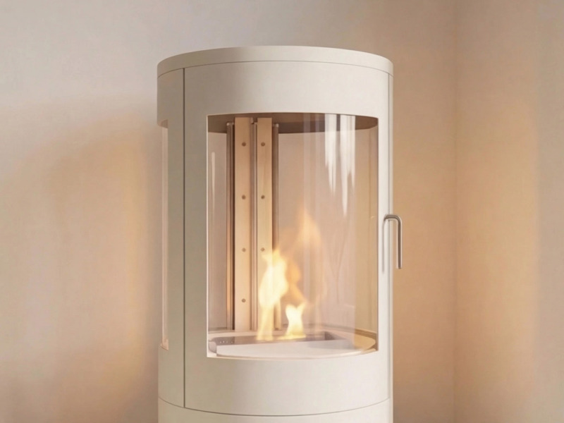 Poêle à l'éthanol ScandiFires Colombus - Blanc