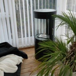 Poêle au bioéthanol rond Columbus - Vue 360° – Image 3