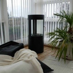 Poêle à l'éthanol ScandiFires Columbus - Noir