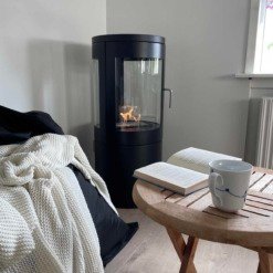 Poêle à l'éthanol ScandiFires Columbus - Noir