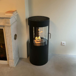 Poêle à l'éthanol Colombus exposé chez Artfire