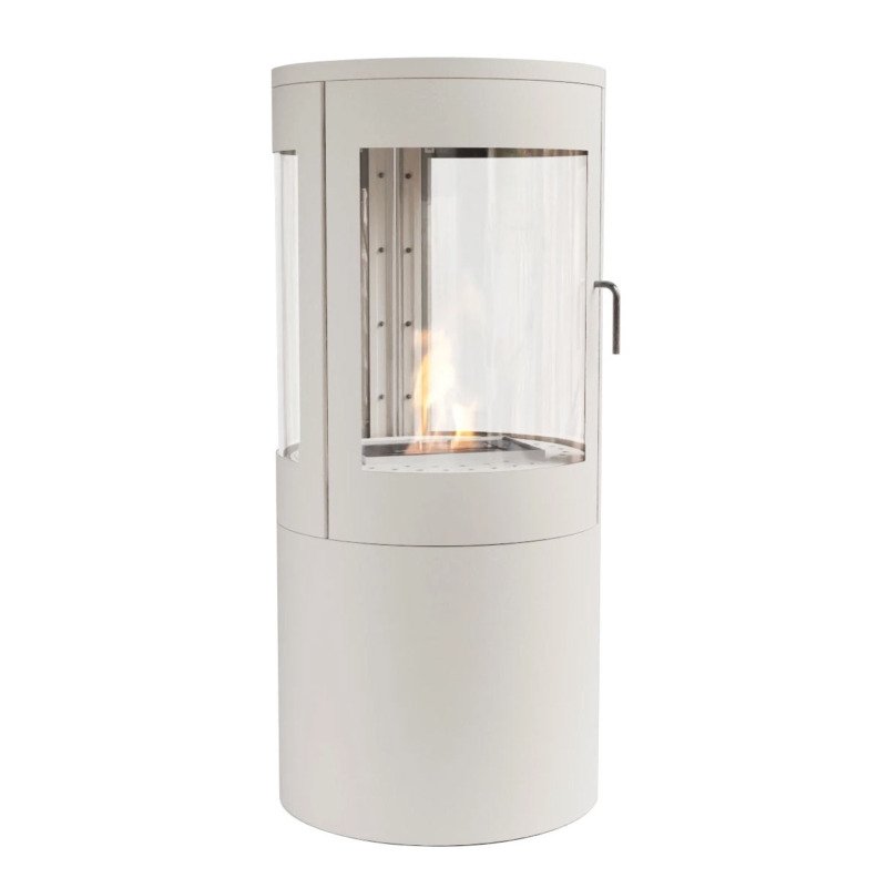 Poêle au bioéthanol rond Columbus - Vue 360° – Image 11