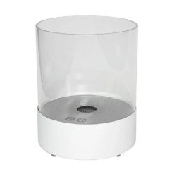 Cheminée de table au bioéthanol ScandiFires Southwark - Blanc