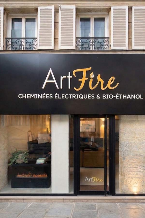 Magasin de cheminées sans conduit Artfire à Paris