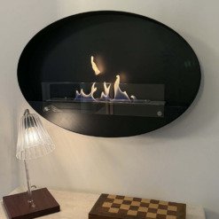 Cheminée murale Maryland exposée au magasin Artfire