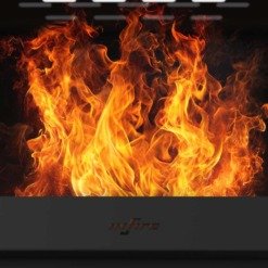 Généreuses flammes du poêle Optimyst Poêle Invapo Incoza