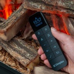 Télécommande incluse avec le Dimplex Triton
