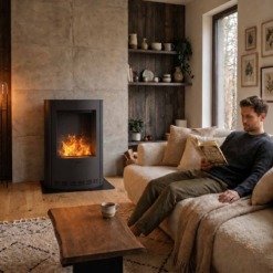Poêle Optimyst Infire Incoza Oval - Idée d'ambiance