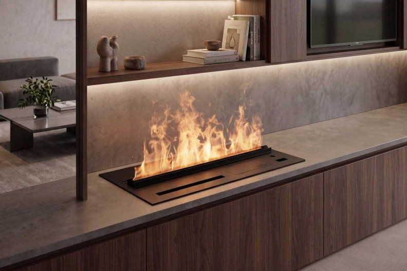 Cassette à vapeur d'eau CoolFlame PD Lumisty encastrée