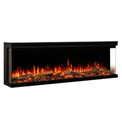 Cheminée électrique encastrable 3 faces FireFX Atmos Versa - 165 cm