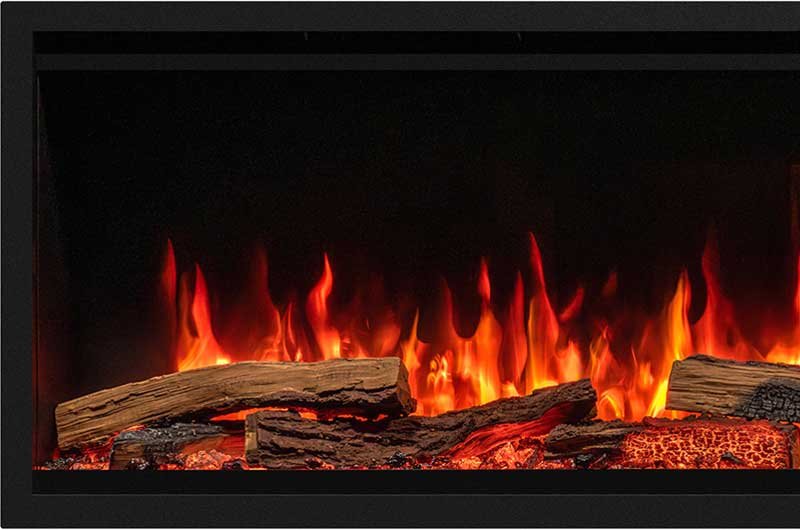 Gros plan sur les flammes de l'Atmos Deep