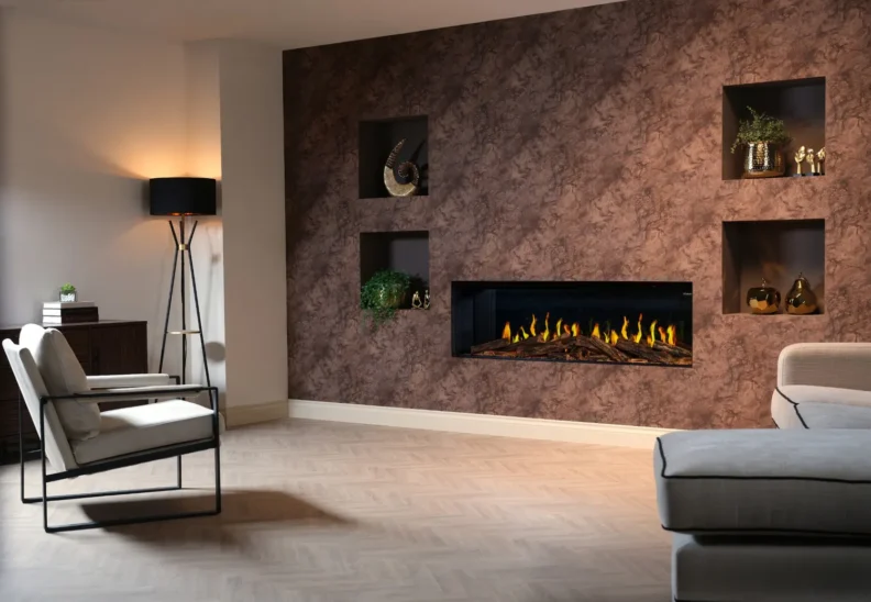 Foyer électrique encastrable Dimplex Visage Opti-V – Image 3